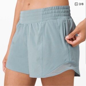 Hotty Hot Lululemon Women's Sky Blue Athletic Shorts
